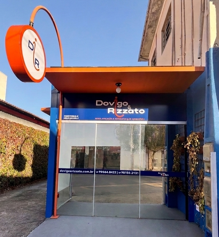 Fachada da imobiliária Dovigo & Rizzato em Socorro/SP